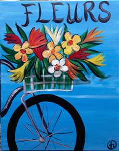 Fall Flower Bike FL063