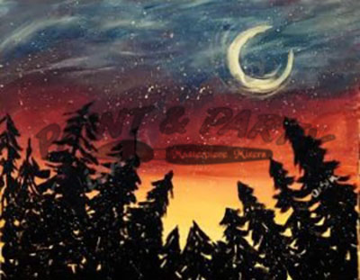 Evergreens in the Evening